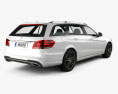 Mercedes-Benz E-class estate (S212) 2016 3d model back view