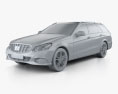 Mercedes-Benz Classe E estate (S212) 2014 Modello 3D clay render