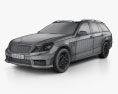 Mercedes-Benz Eクラス 63 AMG estate 2010 3Dモデル wire render