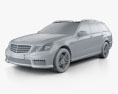 Mercedes-Benz Eクラス 63 AMG estate 2010 3Dモデル clay render