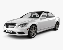 Mercedes-Benz Sクラス (W221) 2012 3Dモデル