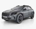Mercedes-Benz GLA-class Concept 2013 3d model wire render