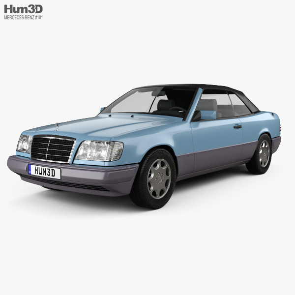 Mercedes-Benz E-class convertible 1996 3D model