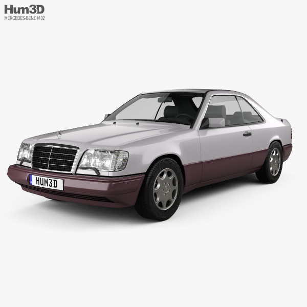 Mercedes-Benz E 클래스 쿠페 1996 3D 모델 