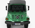 Mercedes-Benz Zetros Flatbed Truck 2-axle 2014 3d model front view