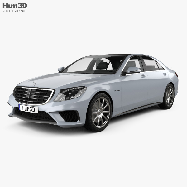 Mercedes-Benz S-class 63 AMG (W222) 2017 3D model