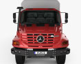 Mercedes-Benz Zetros Flatbed Truck 3-axle 2022 3d model front view