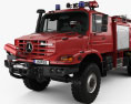 Mercedes-Benz Zetros Rosenbauer Fire Truck 2022 3d model