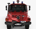 Mercedes-Benz Zetros Rosenbauer Пожежна машина 2022 3D модель front view
