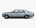 Mercedes-Benz S-class (W126) 1993 3d model side view