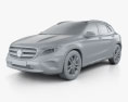 Mercedes-Benz GLA-class 2016 3d model clay render