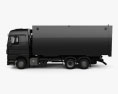 Mercedes-Benz Actros Box Truck 2022 3d model side view