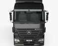 Mercedes-Benz Actros Box Truck 2022 3d model front view