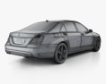 Mercedes-Benz S 클래스 (W221) 인테리어 가 있는 2013 3D 모델 