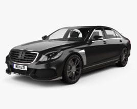 Mercedes-Benz S-class (W222) Brabus 2017 3D model