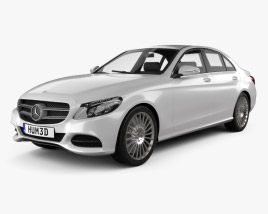 3D model of Mercedes-Benz C-class (W205) sedan 2016