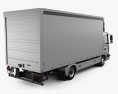 Mercedes-Benz Atego Box Truck 2016 Modello 3D vista posteriore