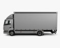 Mercedes-Benz Atego Box Truck 2016 Modello 3D vista laterale