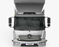 Mercedes-Benz Atego Box Truck 2016 Modello 3D vista frontale