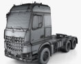 Mercedes-Benz Arocs Tractor Truck 2022 3d model wire render