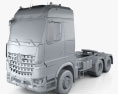 Mercedes-Benz Arocs Tractor Truck 2022 3d model clay render