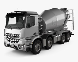 Mercedes-Benz Arocs Mixer Truck 2022 3D model