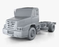 Mercedes-Benz Atron Chassis Truck 2016 3d model clay render