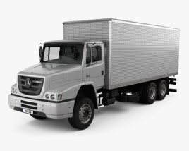 Mercedes-Benz Atron 箱型トラック 2011 3Dモデル