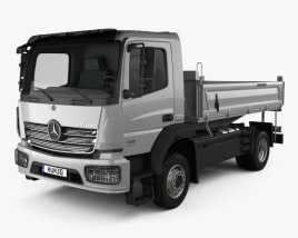 3D model of Mercedes-Benz Atego Tipper Truck 2016