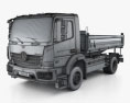 Mercedes-Benz Atego Tipper Truck 2016 Modelo 3D wire render