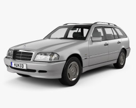 Mercedes-Benz C-class (S202) estate 2000 3D model