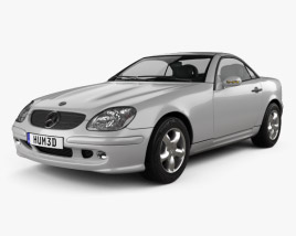 3D model of Mercedes-Benz SLK-Class 2004