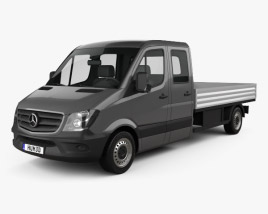Mercedes-Benz Sprinter Drop Side Double Cab 2016 3D model