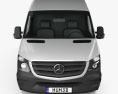 Mercedes-Benz Sprinter Panel Van ELWB HR 2016 3D 모델  front view