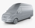 Mercedes-Benz Sprinter 厢式货车 LWB SHR 2013 3D模型 clay render
