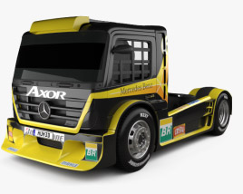 Mercedes-Benz Axor Formula Truck 2022 3D model