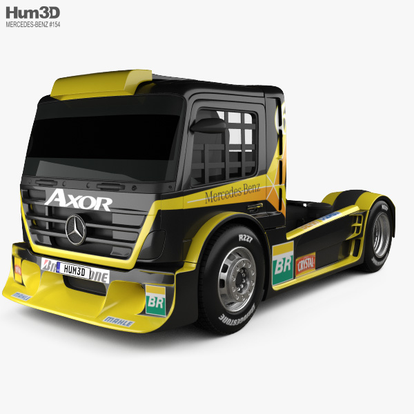 Mercedes-Benz Axor Formula Truck 2022 3D модель