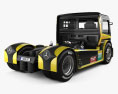Mercedes-Benz Axor Formula Truck 2022 3D模型 后视图