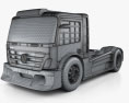 Mercedes-Benz Axor Formula Truck 2022 3D模型 wire render