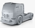 Mercedes-Benz Axor Formula Truck 2022 3D模型 clay render