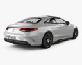 Mercedes-Benz S-class (C217) coupe AMG Sports Package 2020 3d model back view