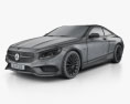 Mercedes-Benz S-Klasse (C217) coupé AMG Sports Package 2014 3D-Modell wire render