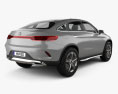 Mercedes-Benz Coupe SUV 2015 3D 모델  back view