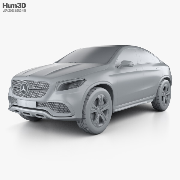 Mercedes Benz Coupe Suv 14 3d Model Vehicles On Hum3d