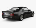 Mercedes-Benz E-class AMG widebody coupe 1993 3d model back view