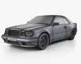 Mercedes-Benz Eクラス AMG widebody クーペ 1988 3Dモデル wire render