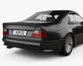Mercedes-Benz E-class AMG widebody coupe 1993 3d model