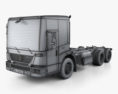 Mercedes-Benz Econic Chassis Truck 2014 3d model wire render