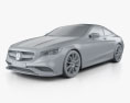 Mercedes-Benz S-class 63 AMG (C217) coupe 2020 3d model clay render