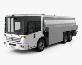 3D model of Mercedes-Benz Econic Tanker Truck 2016